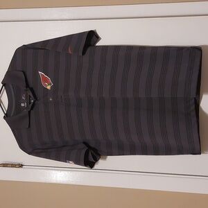 Gray/Black Arizona Cardinals Polo Shirt